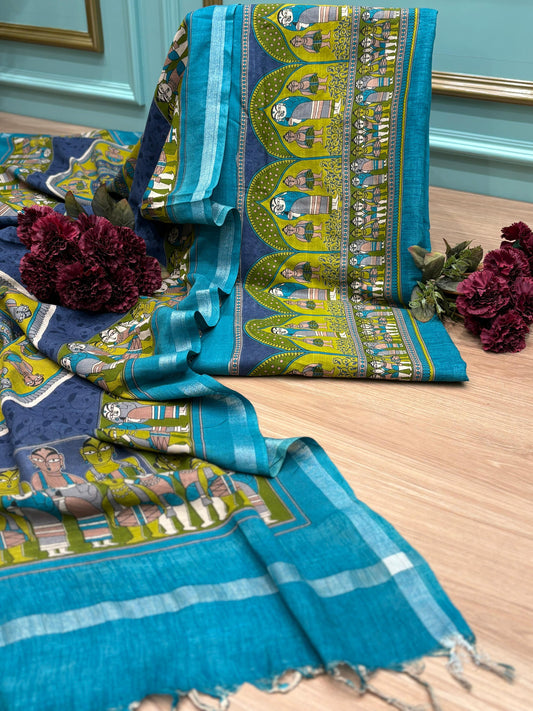 Elegant cotton fabric suit is a beautiful