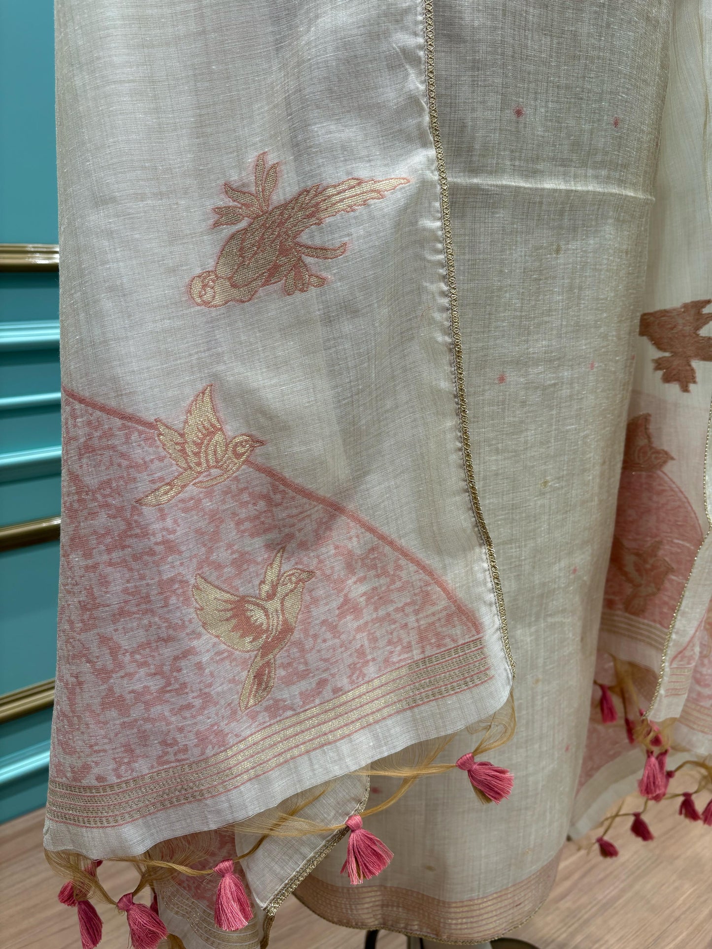 Maheshwari Cotton Unstitched Suit