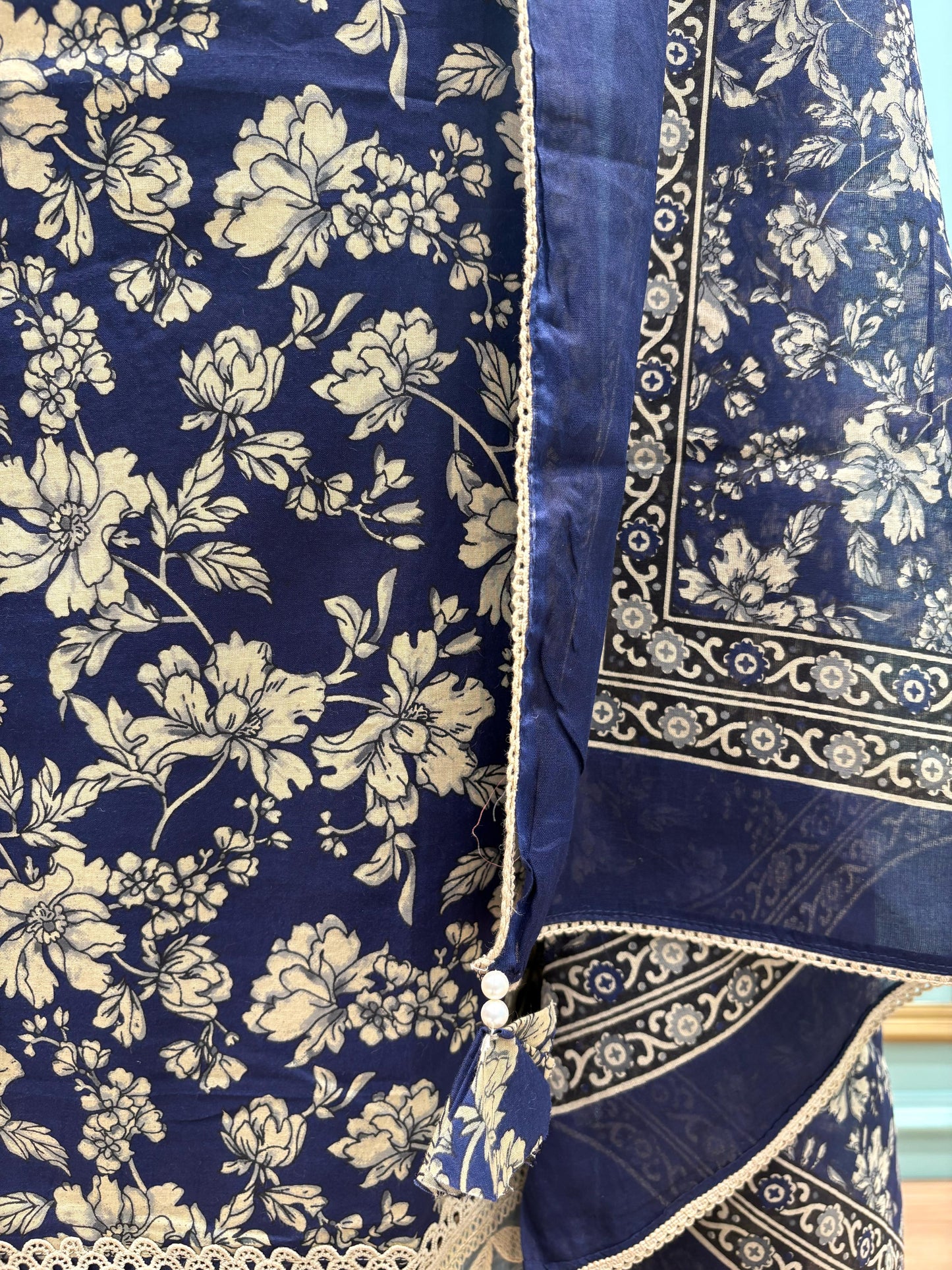 Pure Cambric Cotton Unstitched Suit