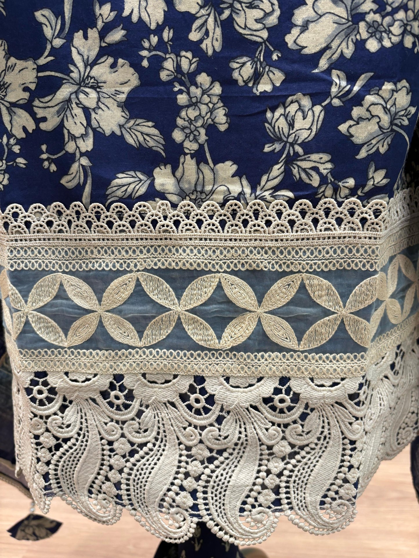 Pure Cambric Cotton Unstitched Suit