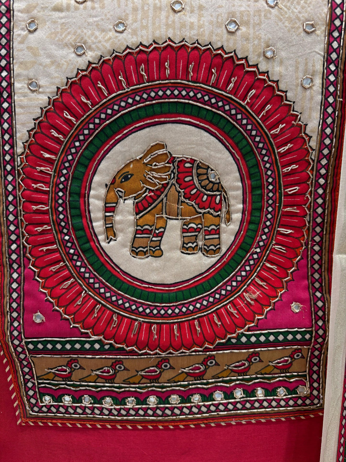 Maheshwari Cotton Unstitched Suit