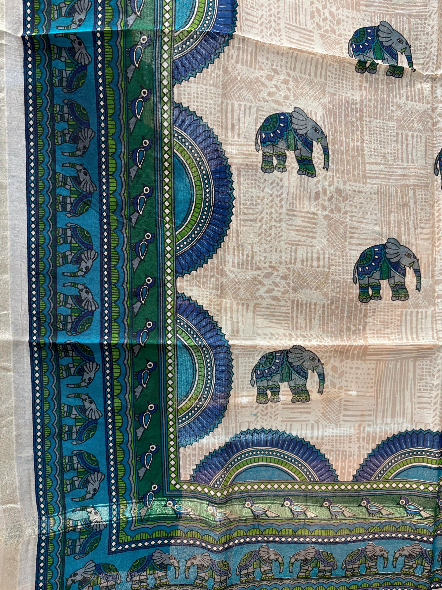 Maheshwari Cotton Unstitched Suit