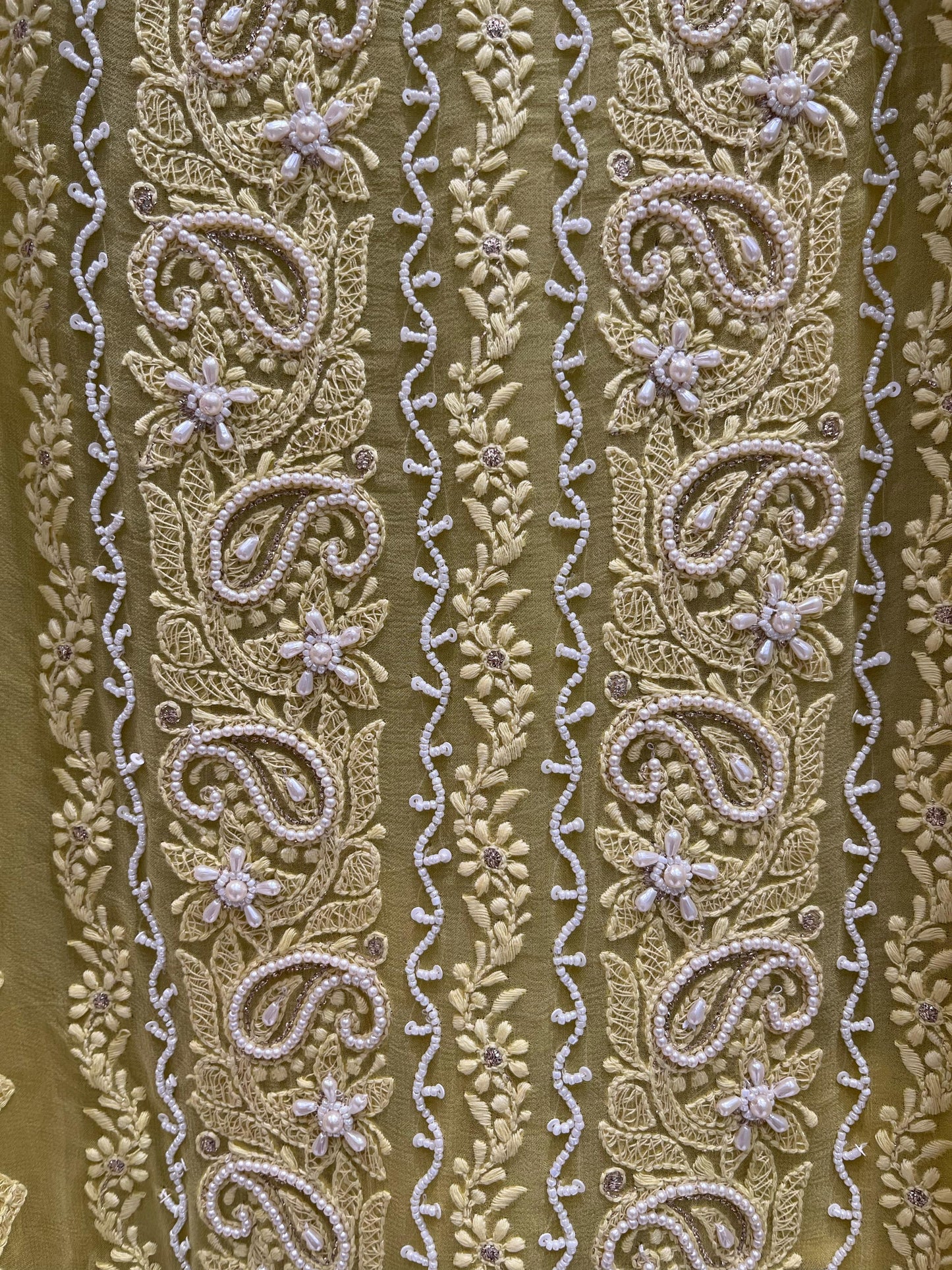 Stunning unstitched suit set crafted from premium pure Georgette fabric