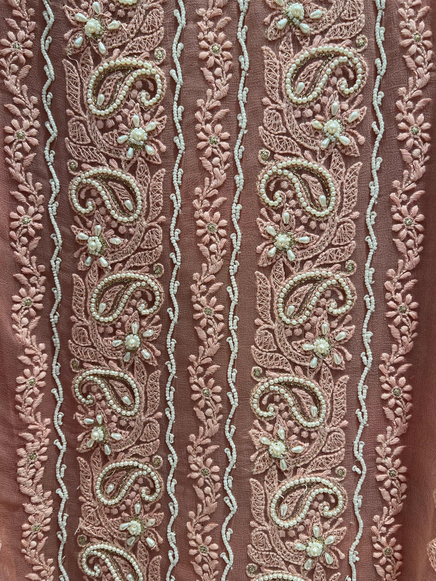 Stunning unstitched suit set crafted from premium pure Georgette fabric