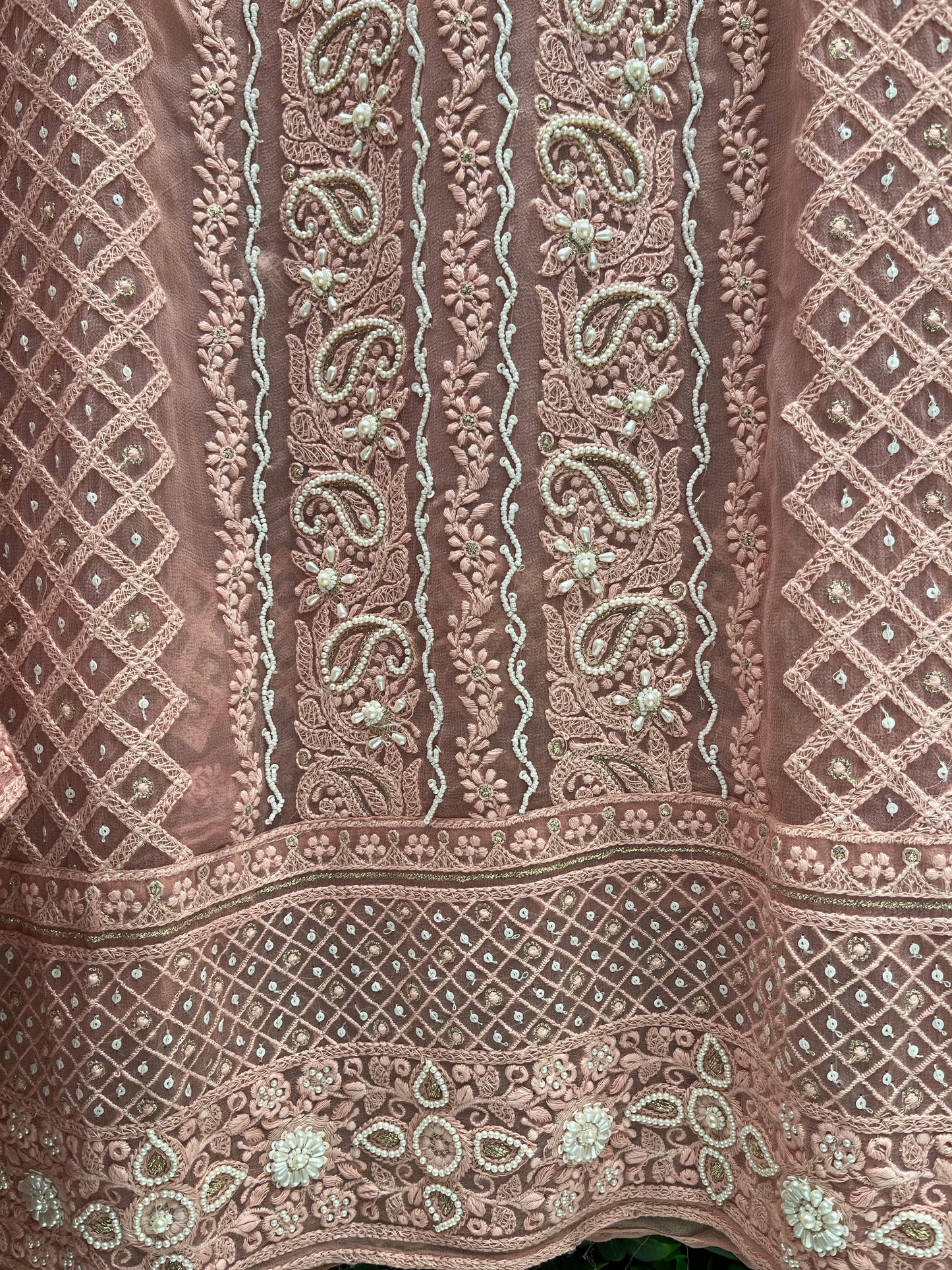 Stunning unstitched suit set crafted from premium pure Georgette fabric