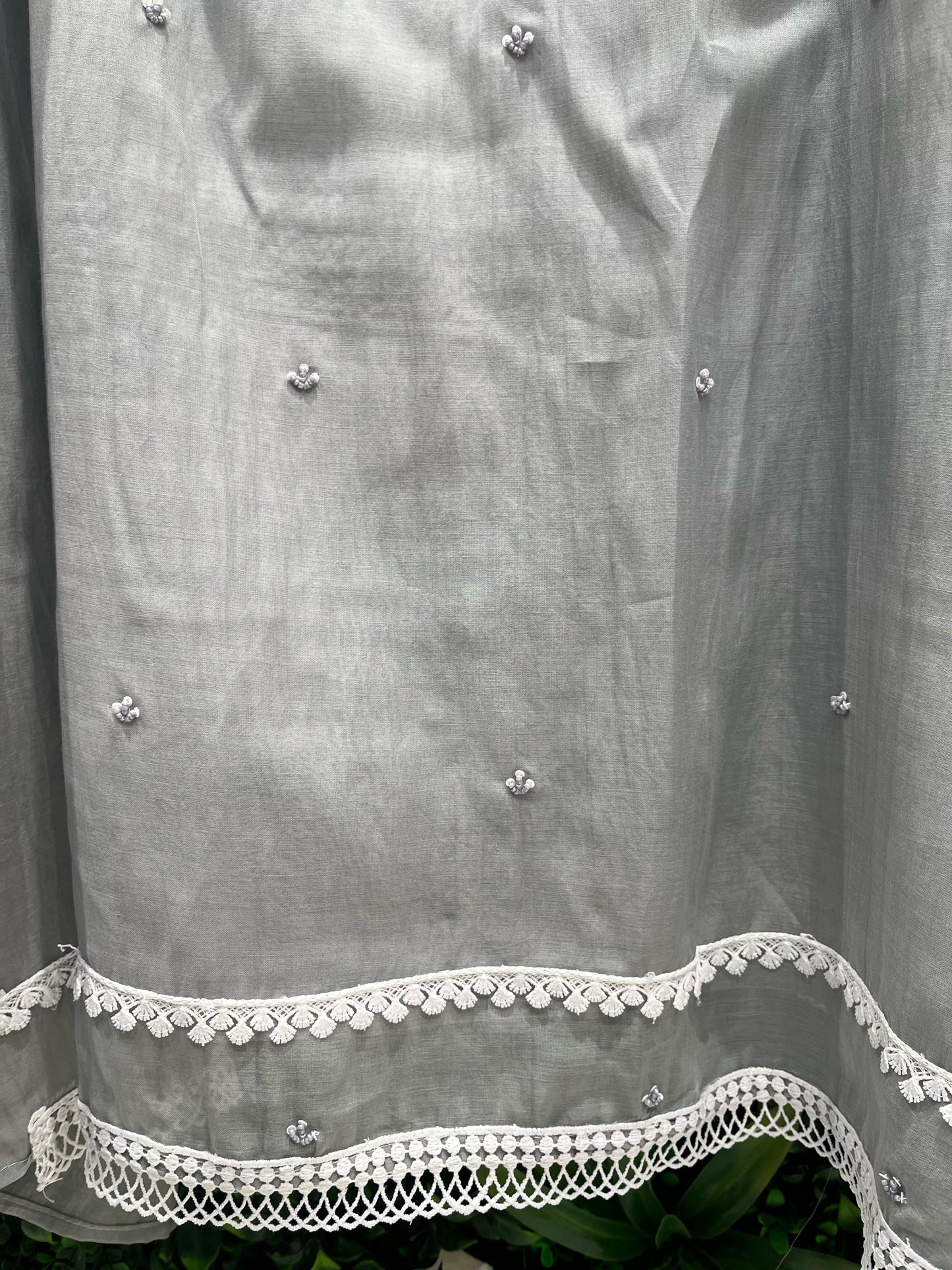 Experience timeless elegance with this beautifully designed unstitched suit