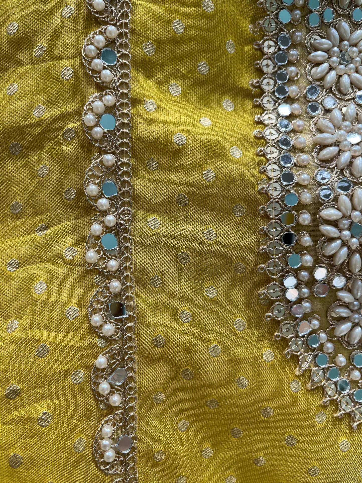 Step into timeless grace with this exquisite unstitched suit set