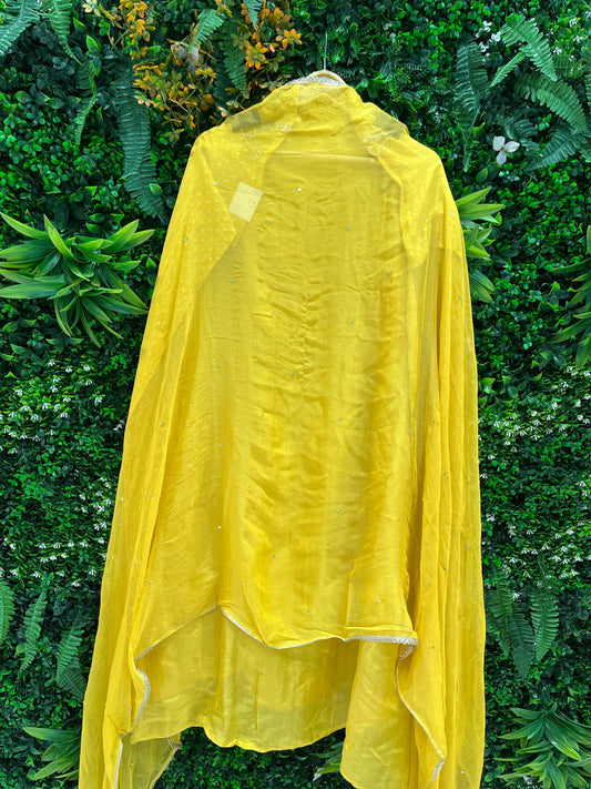 Step into timeless grace with this exquisite unstitched suit set