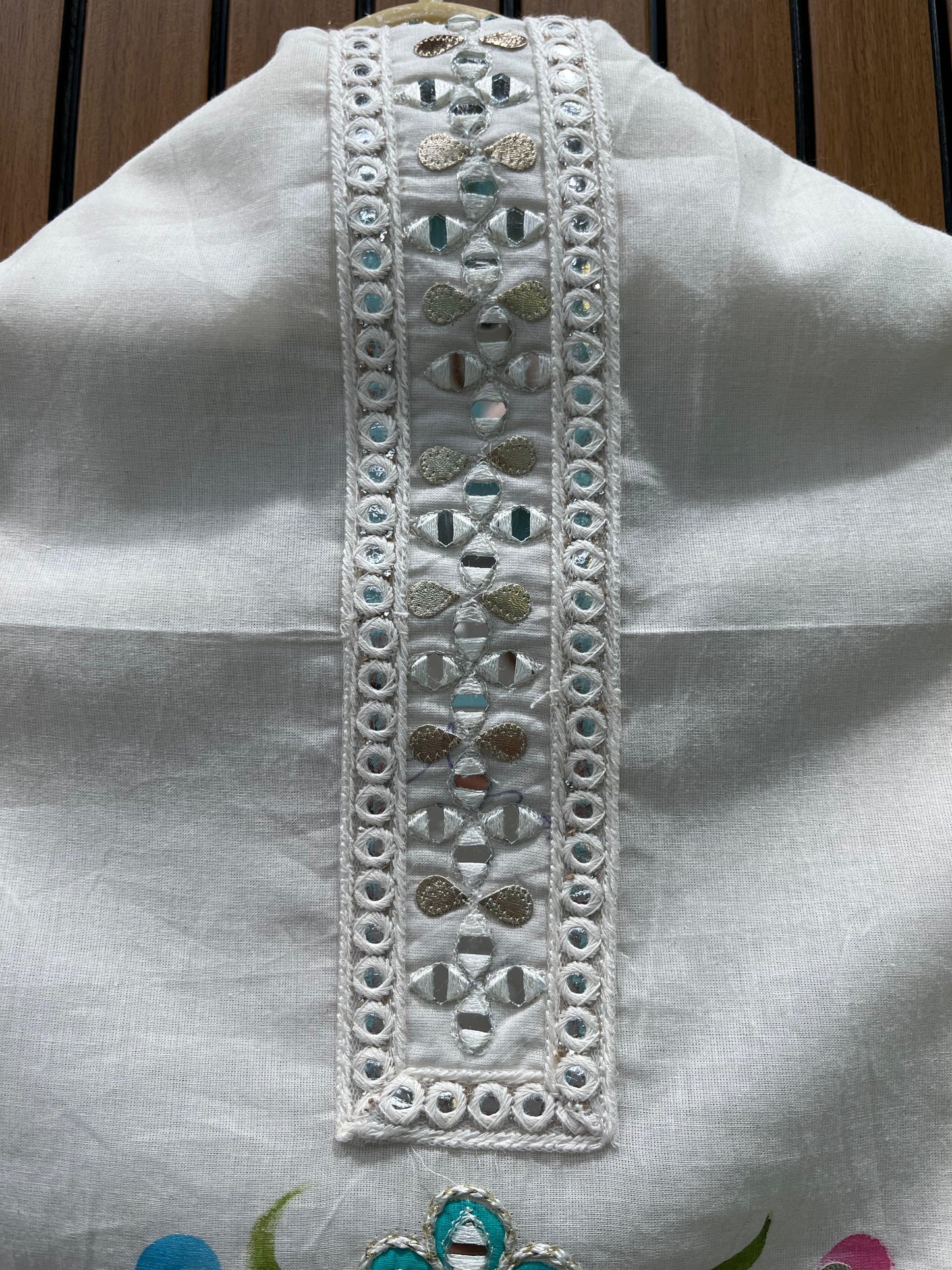 Discover timeless elegance with this unstitched