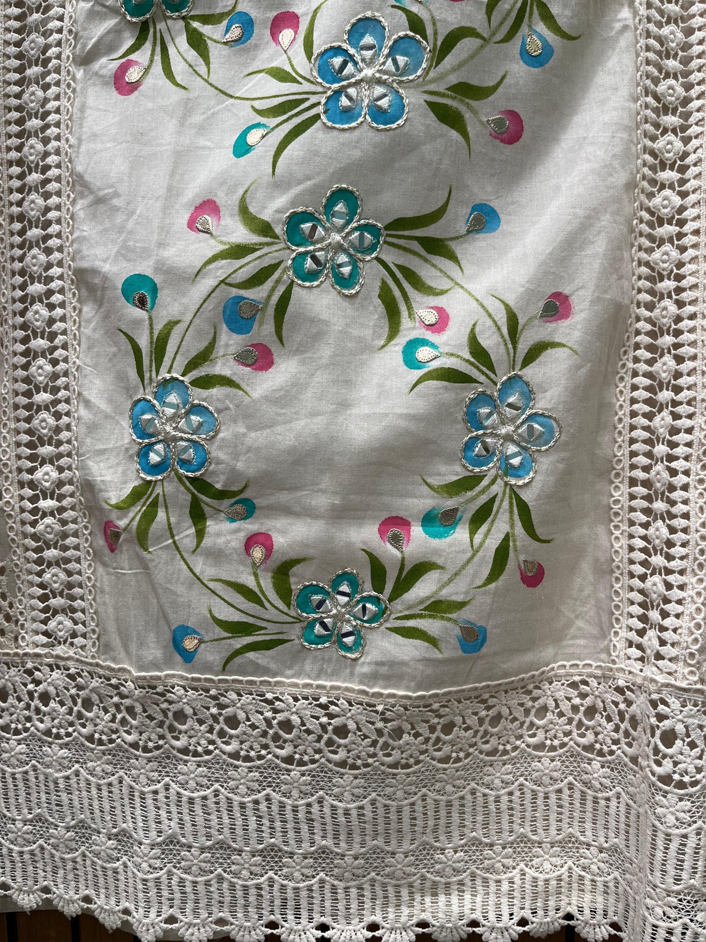 Discover timeless elegance with this unstitched