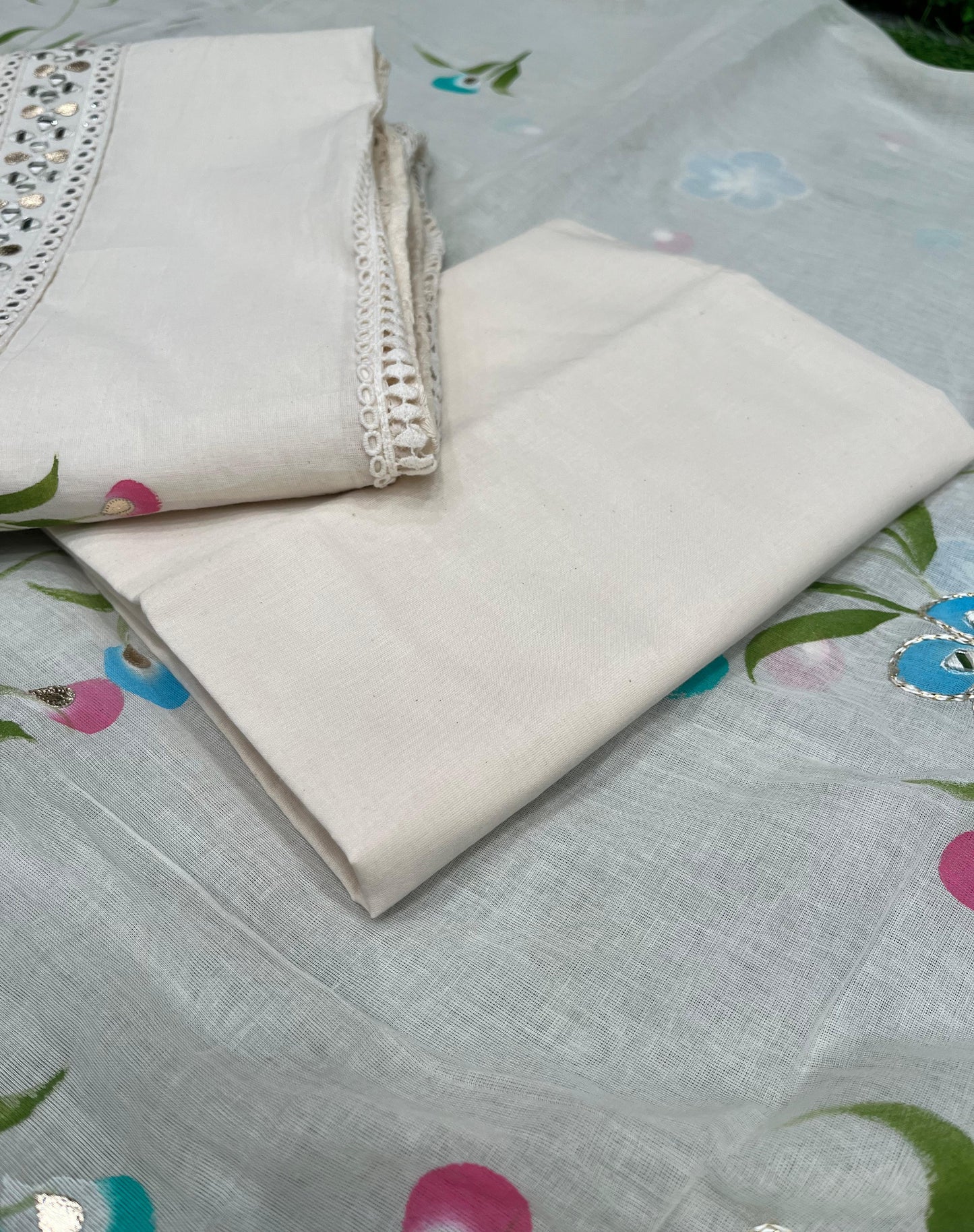 Discover timeless elegance with this unstitched