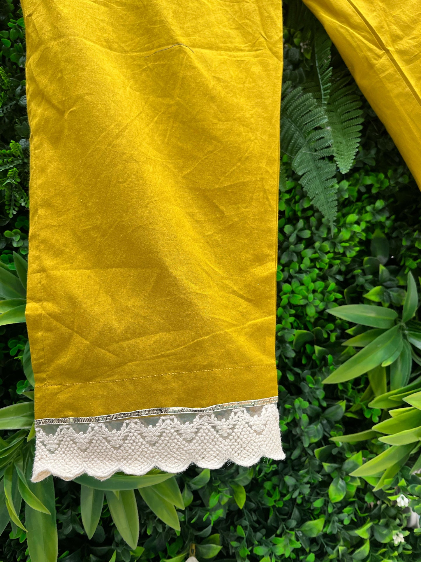 Stay effortlessly stylish with this beautifully stitched cotton suit set