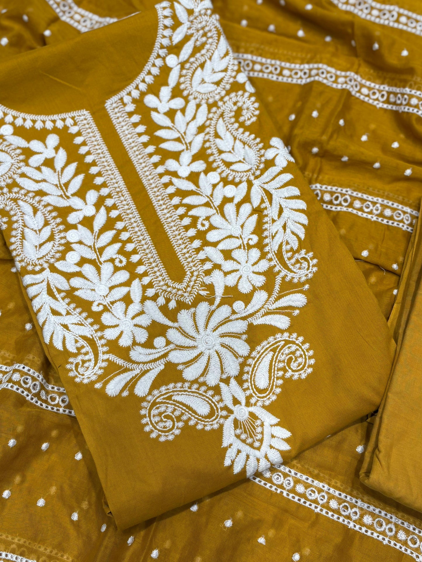 Discover elegance in our unstitched cotton suit set