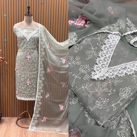 Discover elegance with our unstitched suit set