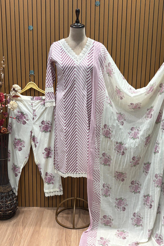 Step into summer freshness with these soft cotton suits