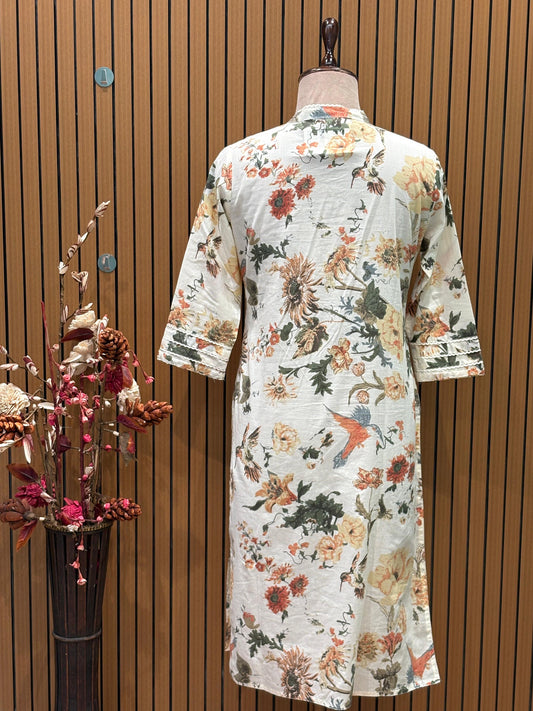 Elevate everyday elegance with this soft cotton suit