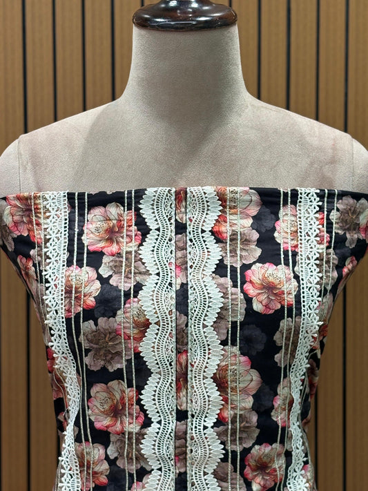 Discover elegance in simplicity with our premium unstitched suit