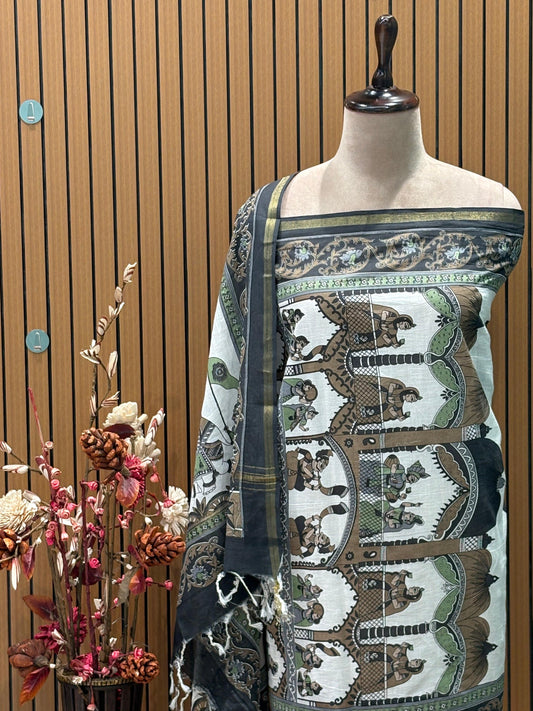 Experience traditional craftsmanship with our unstitched suit set