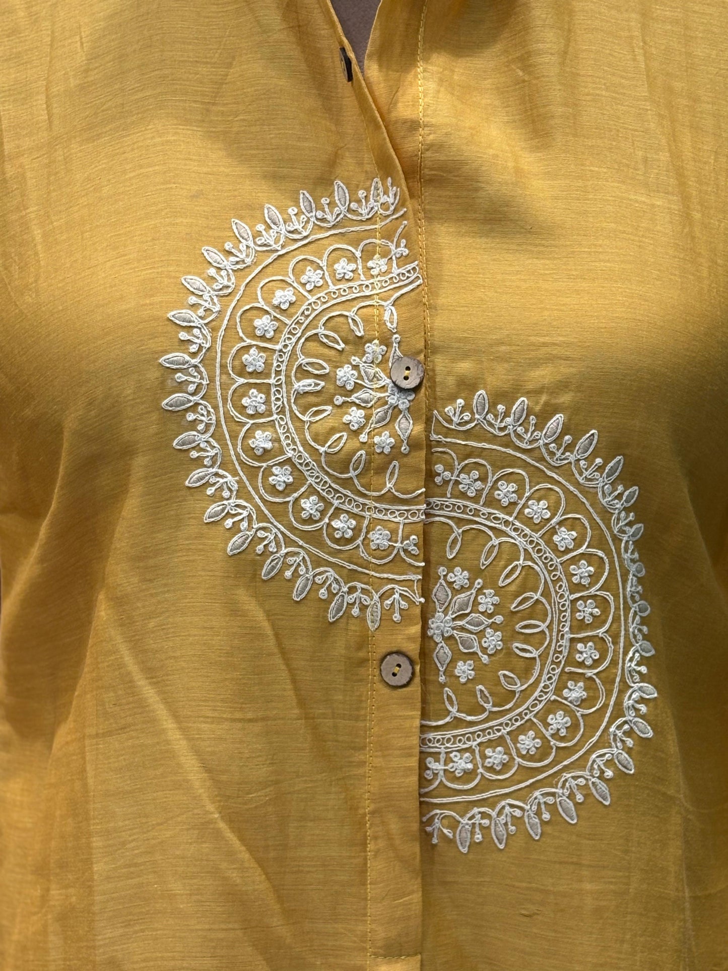 Add a burst of sunshine to your wardrobe with this stunning mustard co-ord set