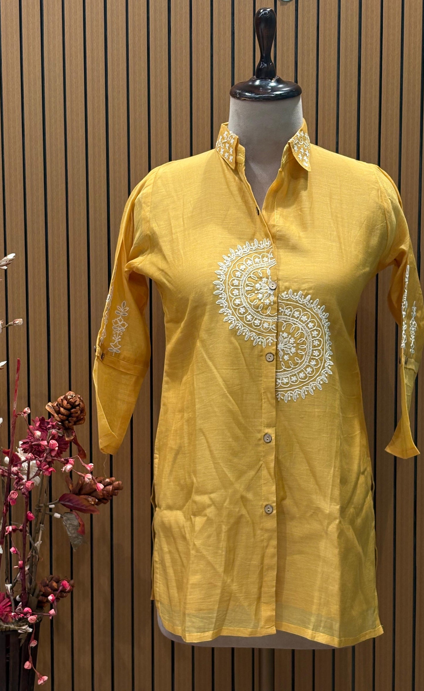 Add a burst of sunshine to your wardrobe with this stunning mustard co-ord set