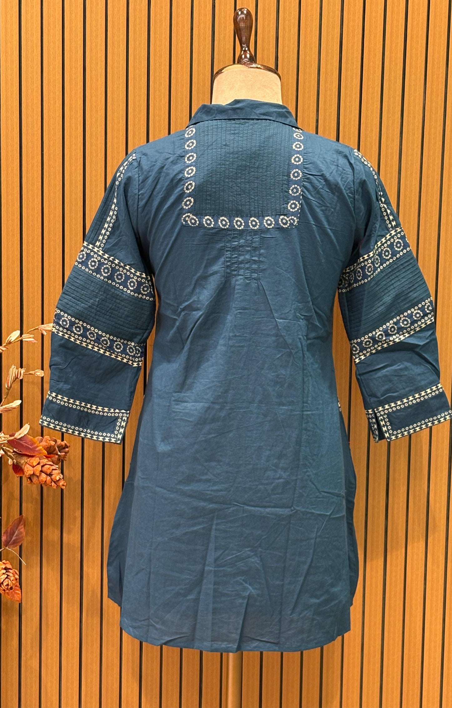 Make a bold style statement with this indigo co-ord set