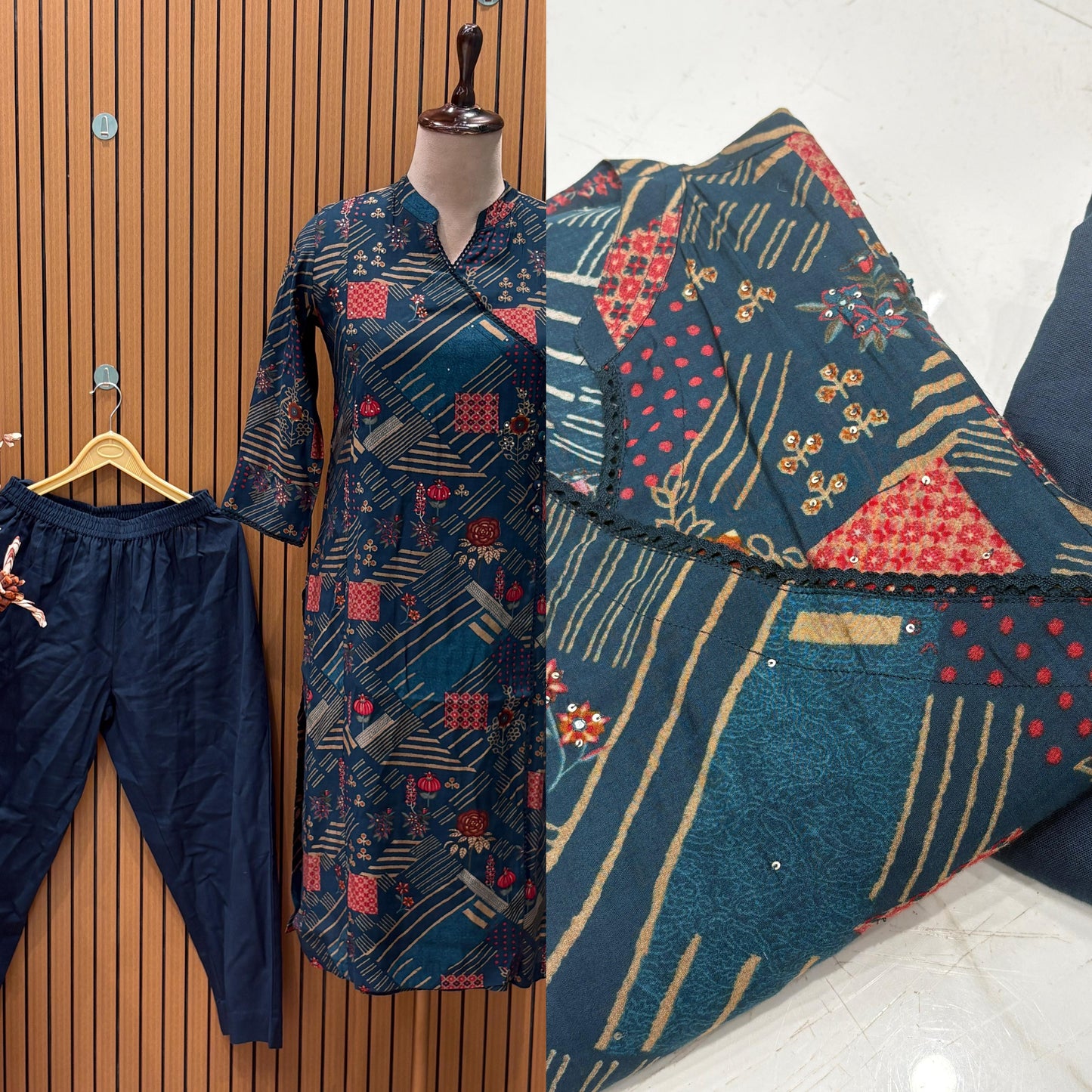 Bring comfort and style together with our elegant printed kurta set