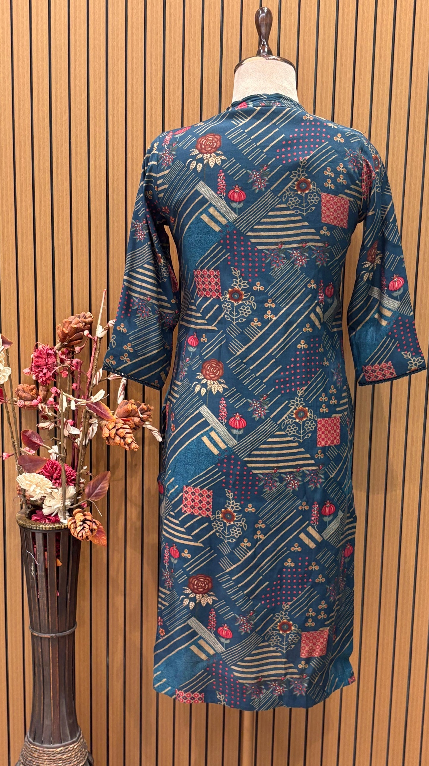 Bring comfort and style together with our elegant printed kurta set