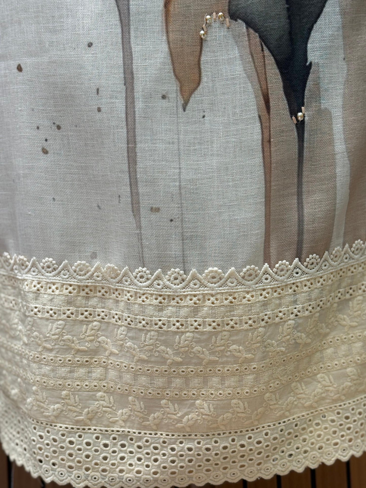 Elevate your ethnic wardrobe with this elegant unstitched suit