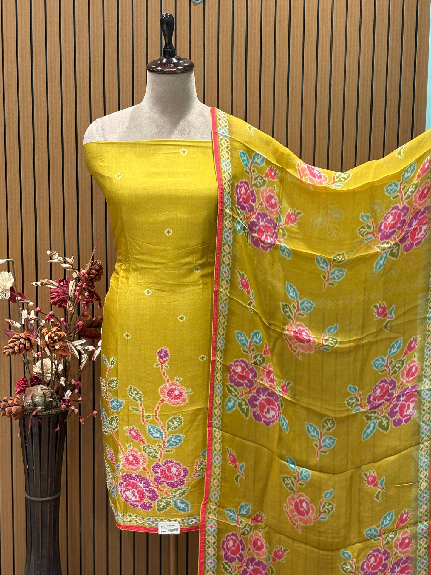 Step into elegance with our premium unstitched suit set
