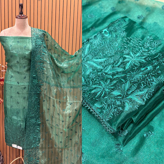 Make a festive statement with our unstitched suit