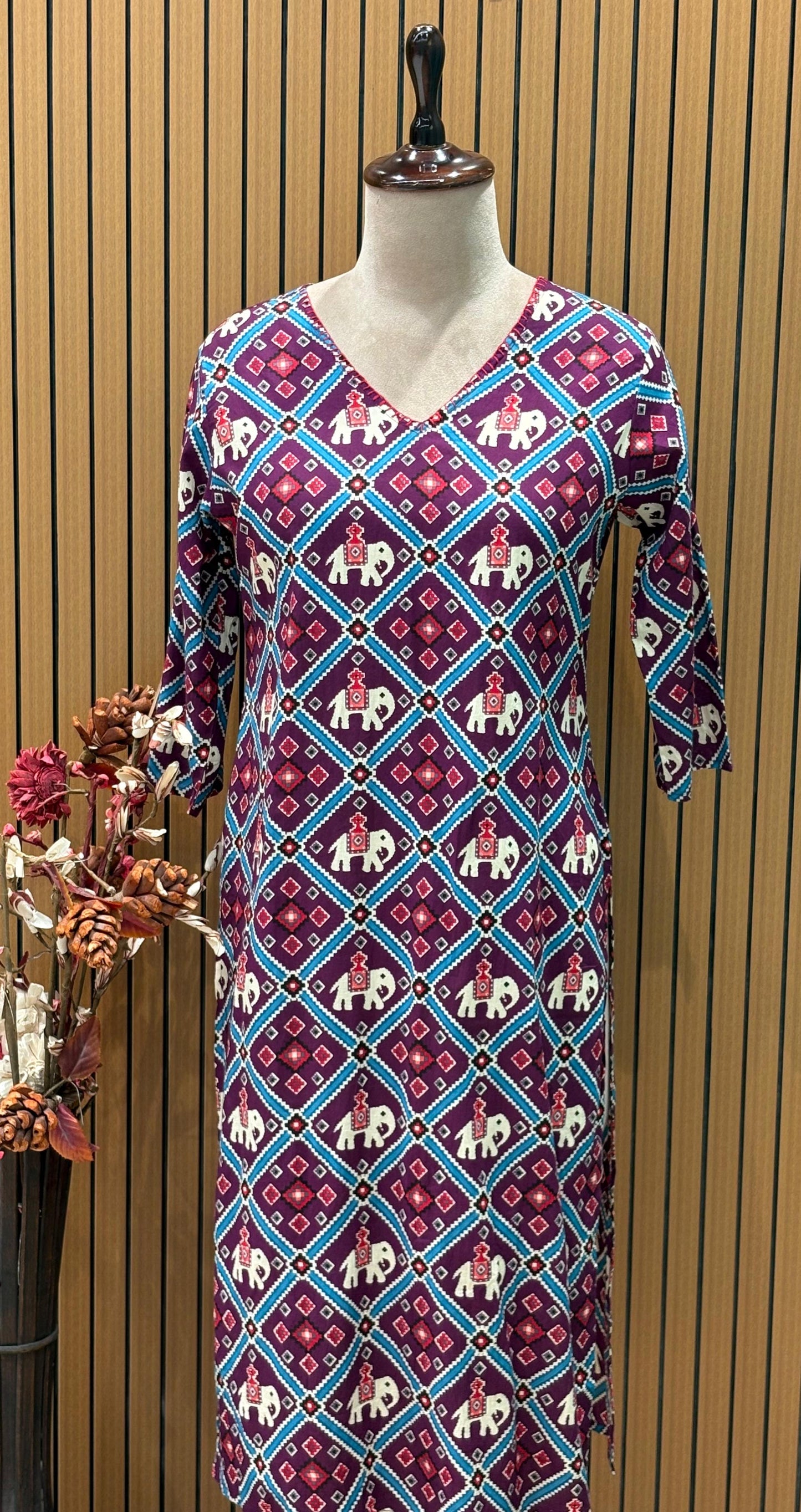 Elevate your everyday style with our pure cotton kurti
