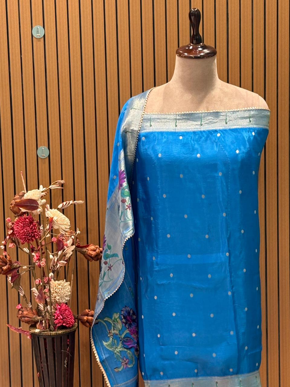 Grace your wardrobe with this luxurious unstitched suit set