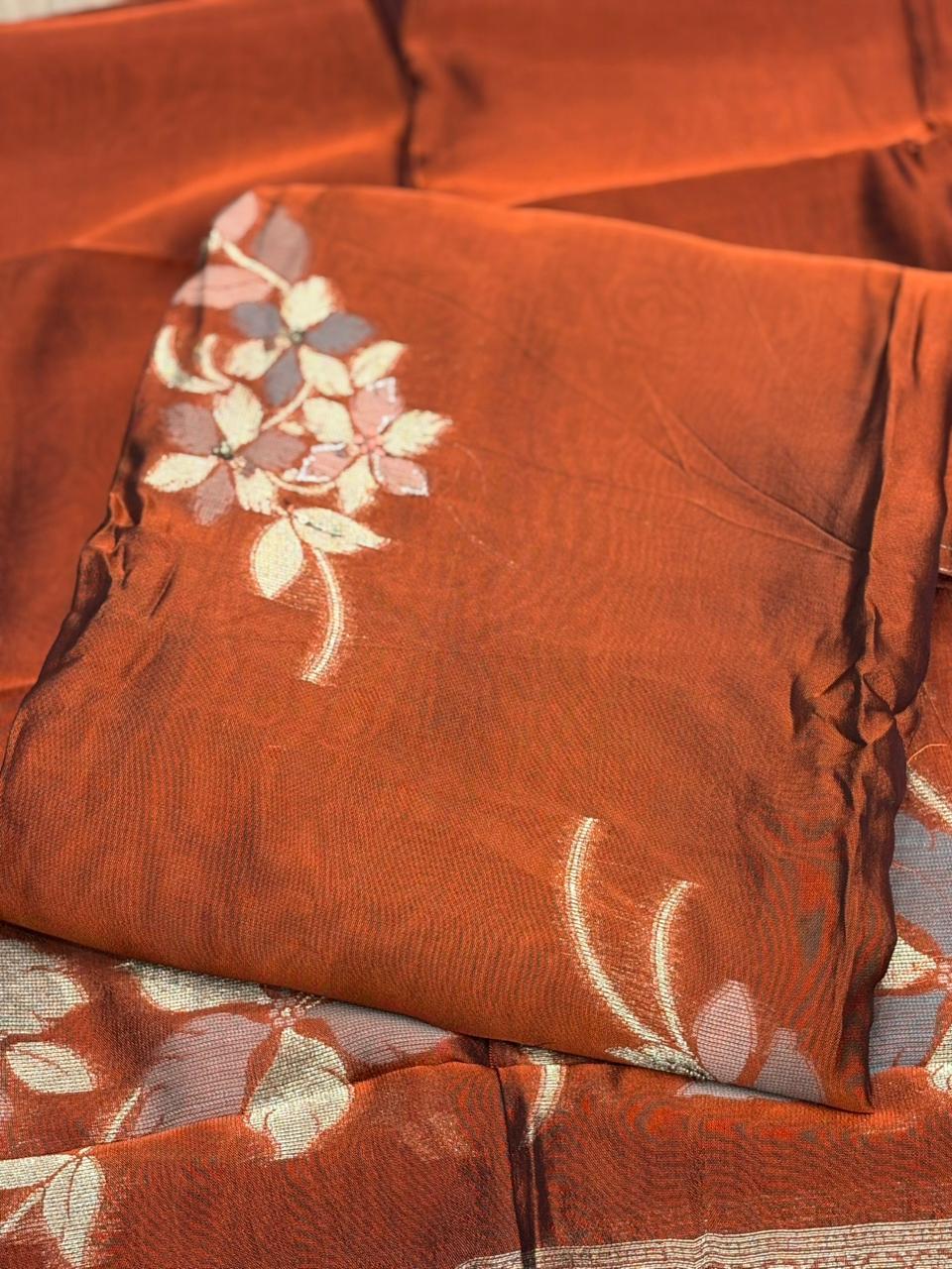 Elevate your ethnic style with this premium unstitched suit set