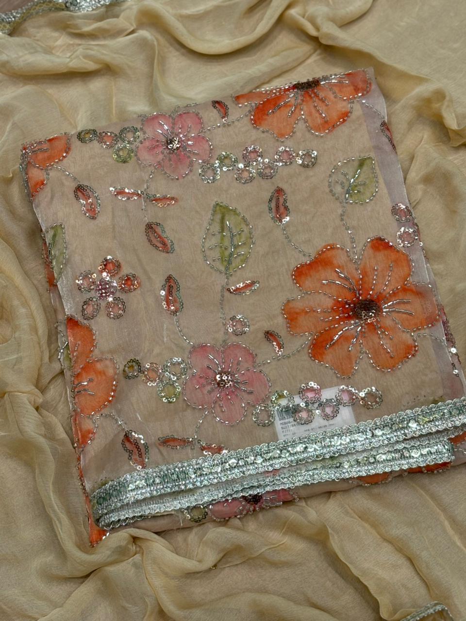 Step into timeless elegance with our unstitched suit set