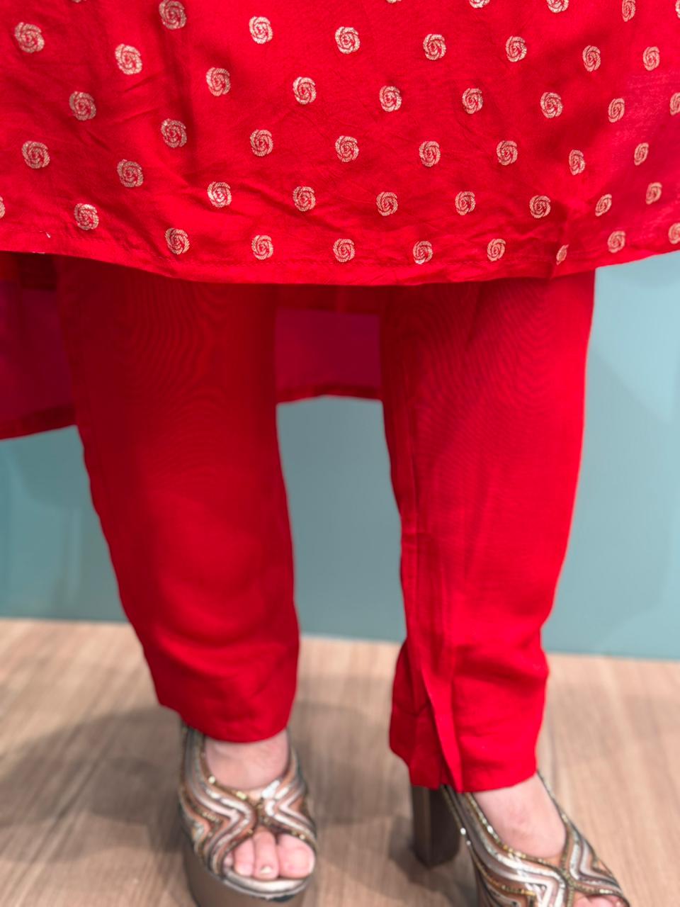 Elevate your style with our cotton silk kurti set