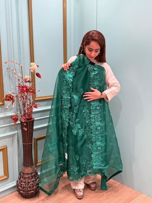 Step into pure elegance with our latest unstitched suit collection