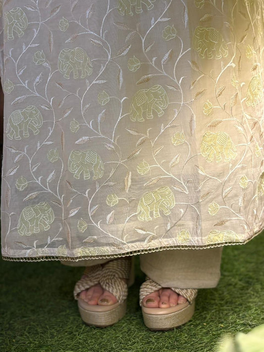 Experience effortless elegance with our beautifully designed unstitched suit