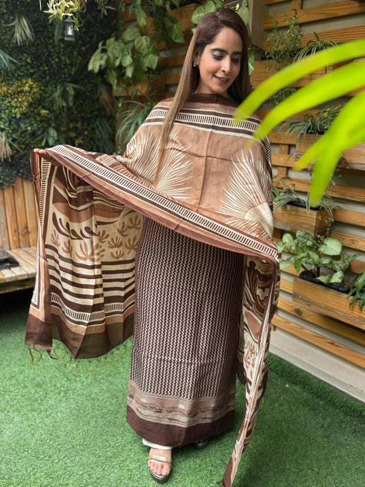 Premium Maheshwari cotton fabric