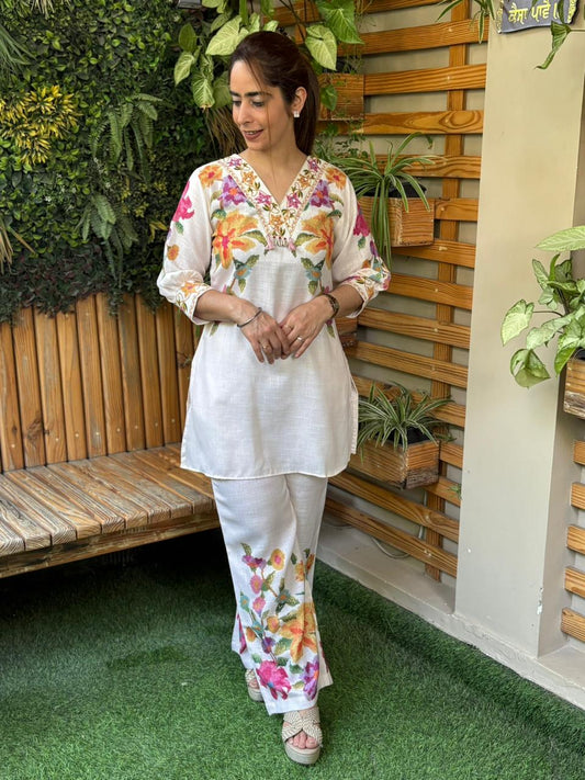 Linen cotton cord set is perfect