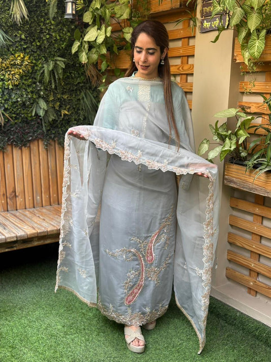 Elegant unstitched suit set