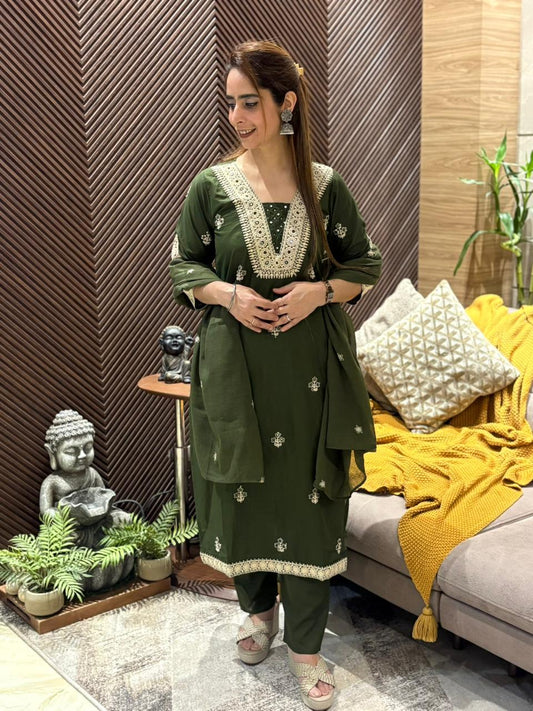 Beautiful cotton kurti set