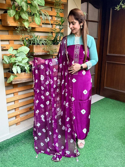 Stunning design unstitched suit