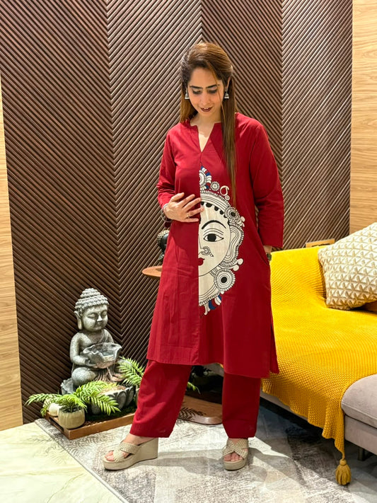 Stunning cotton kurta set