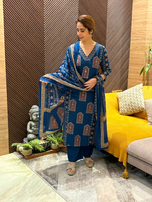 Beautiful cotton kurti set