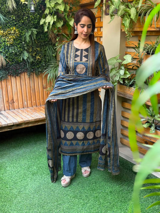 Beautiful cotton kurti set