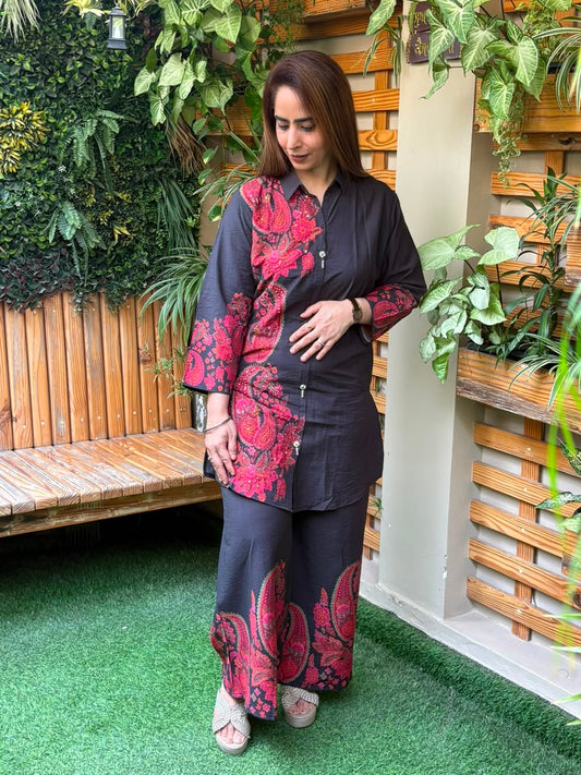 Stunning wrinkle cotton co-ord set