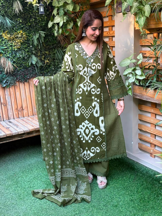 Elegant cotton kurti set