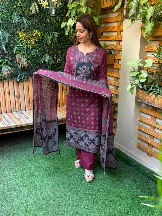 Beautiful cotton kurti set
