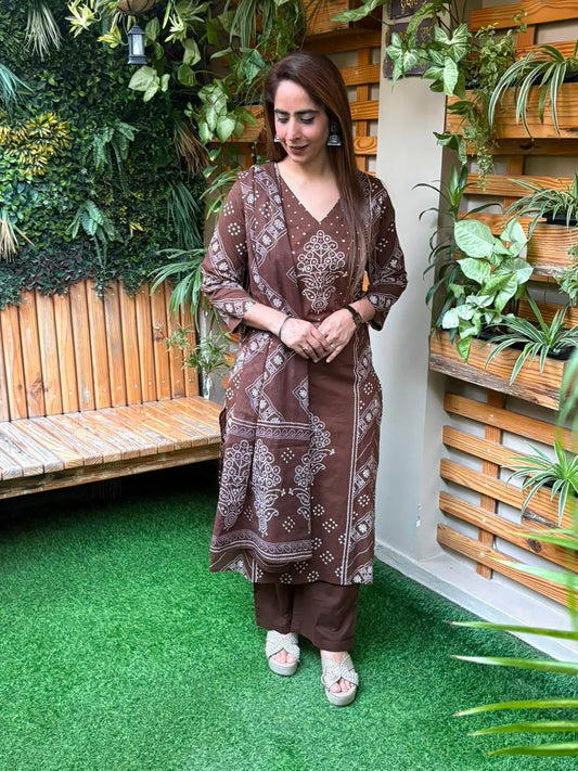 Elegant cotton kurti set