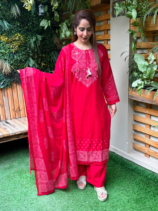Beautiful cotton kurti set